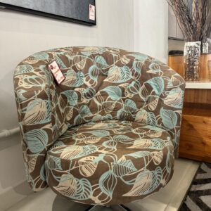 Poltrona Giratória Floral